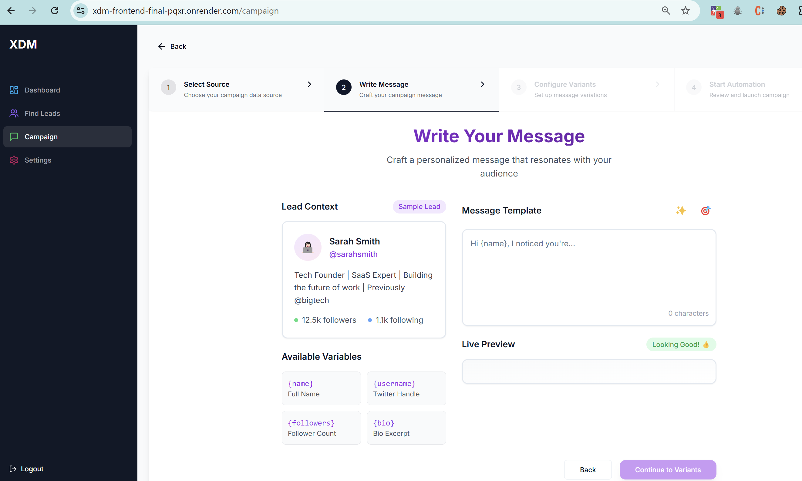 TwitterX AutoDM